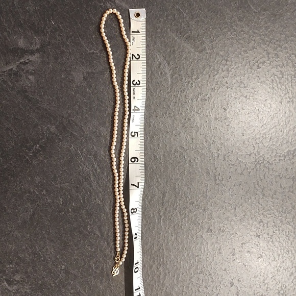 14k GF Pearls Vintage Genuine Classic Freshwater Pearl Necklace 20" - Picture 10 of 10